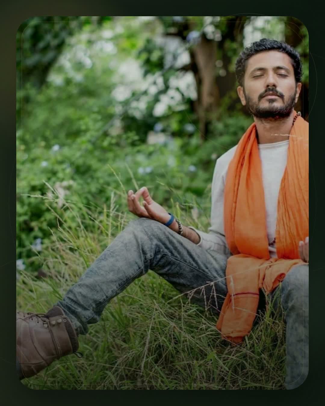 Yogi Rohan portrait and retreat imagery for psychic readings